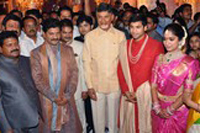 Chandrababu at Revanth Reddy Daughter Engagement Photos